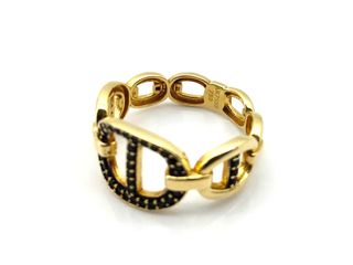 sortija oro 18k con piedra con circonita t. 17 (18,16 mm)