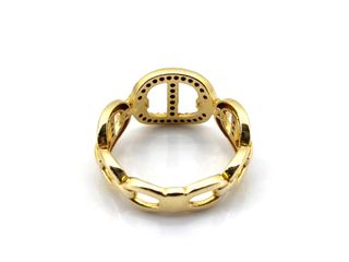 sortija oro 18k con piedra con circonita t. 17 (18,16 mm)