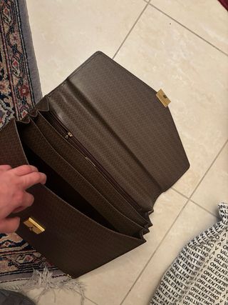 Borsa uomo Valentino marrone vintage