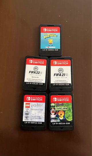 Pacchetti di giochi Nintendo Switch: FIFA 21, 22, Spongebob, Ha