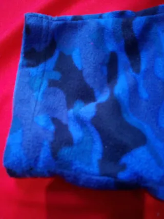 Pijama Invierno Camuflaje Azul Talla L