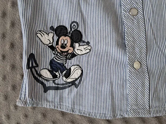 Camisa Rayas Mickey talla 2 a 3 años