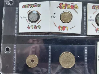Lote 16 monedas España 1949-1992