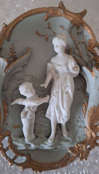 Placa de biscuit antigua