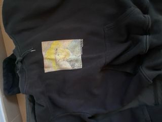 Sudadera negra con estampado Vicent van Gogh