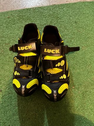 Zapatillas Ciclismo Luck Negras y Amarillas