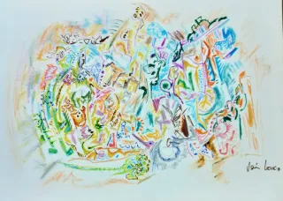 Colección Dibujos Abstractos Bocetos Papel