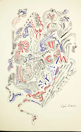 Colección Dibujos Abstractos Bocetos Papel