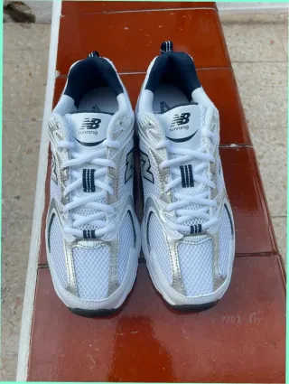New Balance 530 Zapatillas Running Plata Blanco