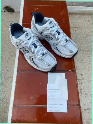 New Balance 530 Zapatillas Running Plata Blanco