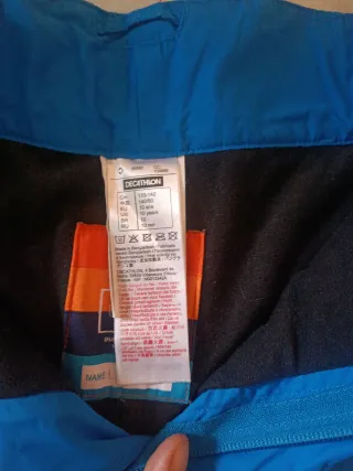 Pantalones de esquí para niño talla 10 y talla 6