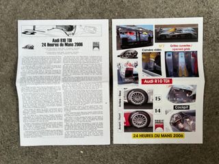 Maqueta Scale Motorsport 1/24 Audi R10 TDI