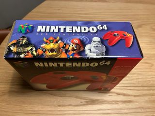 Mando Nintendo 64 Rojo con Caja