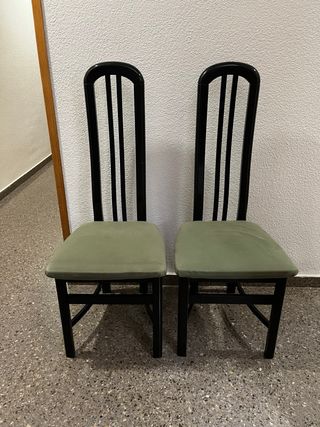 Mesa de cristal con 6 sillas