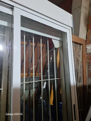 Balconera aluminio 150x223 cristal doble climalite