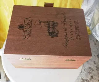 Scatola Legno Grappa Sibona