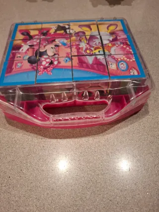 Puzzle cubos Maletín Minnie Mouse