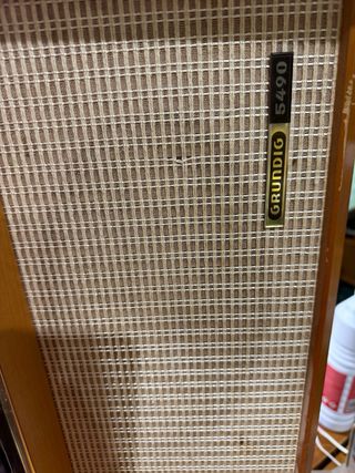 Altavoces Grundig 5490 Válvulas amplificador
