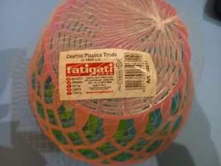 Set 3 cestini decorativi in plastica