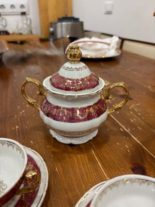 Juego de café Limoges porcelana.