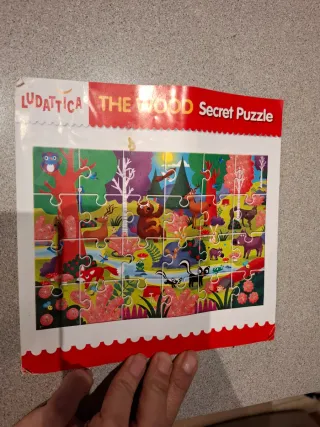 Puzzle LUDATTICA animales bosque