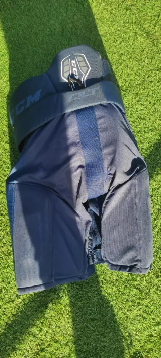 Pantalón Hockey Hielo Junior CCM Azul