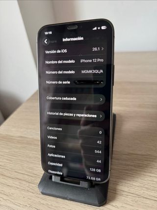 iPhone 12 Pro Plata/Gris Espacial