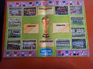 Álbum Fútbol Acción Mundial 82 Danone