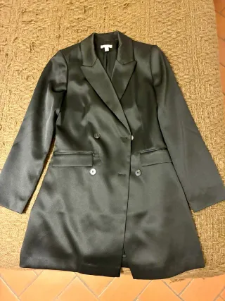 Abito blazer doppiopetto donna nero