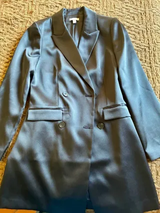 Abito blazer doppiopetto donna nero