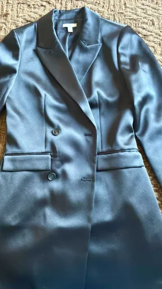 Abito blazer doppiopetto donna nero