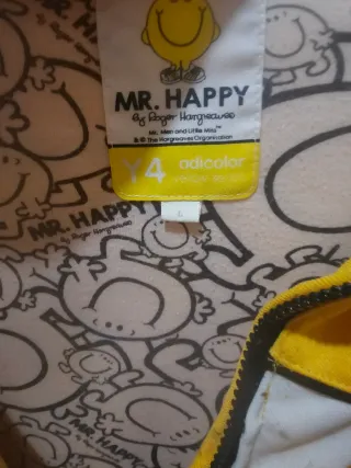 Chaqueta Adidas Vintage Mr. Happy Amarilla