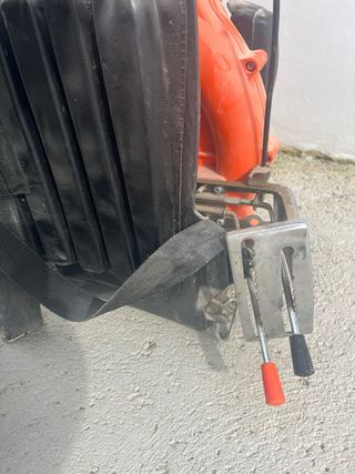 Fumigadora mochila con motor de gasolina