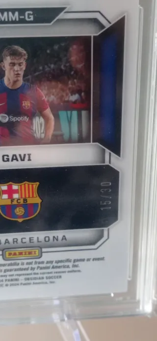 Gavi Obsidian Auto /30 - Mint 9