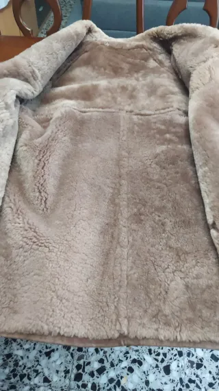 Abrigo de piel genuina tipo Gamulan