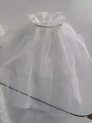 Vestito da Sposa Barbie Antico + Velo