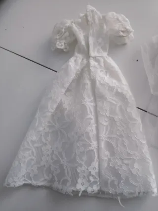 Vestito da Sposa Barbie Antico + Velo