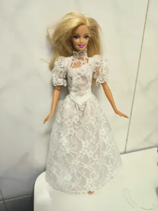 Vestito da Sposa Barbie Antico + Velo
