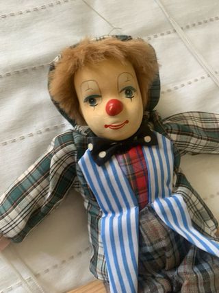 Payaso vintage de cerámica