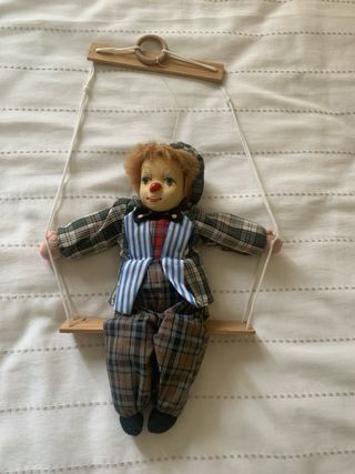 Payaso vintage de cerámica