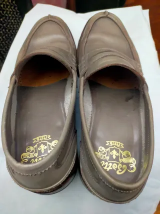 Mocassini uomo pelle grigio fatti a mano