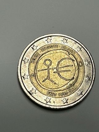 Moneda Conmemorativa Bélgica Euro EMU 1999-2009