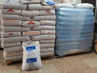 Hueso de aceituna seco para calderas