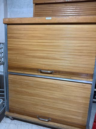 Armario panadería madera y metal