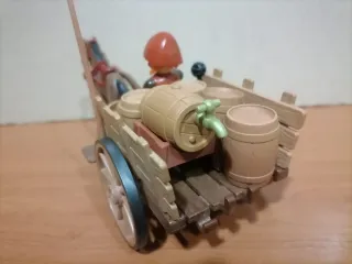 Playmobil-Mercader con carro Belén.