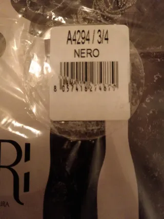 Collant Meri Mura Barocco 50 DEN Nero taglia 3/4