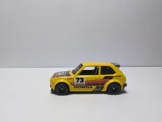 Hot Wheels Honda Civic Custom Amarillo
