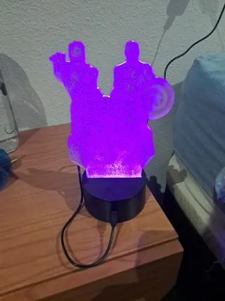 Lámpara AIRUEEK 3D Ilusión