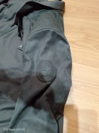 Chaqueta BMW Piel Marrón/Gris