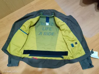 Chaqueta BMW Piel Marrón/Gris